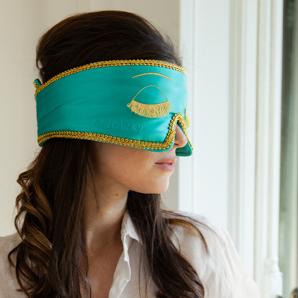 Breakfast at Drowsy Silk Eye Mask for trouble sleeping