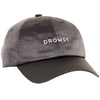 A black baseball cap with the word DROWSY embroidered in white capital letters on the front.