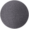 A close-up view of a circular, textured surface in a dark gray color, resembling fine sandpaper or a metallic, gritty material.